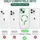 Чохол Wave Premium Metal Shining case with MagSafe (TPU) для Apple iPhone 15 Plus 14 Plus 6.7” Light Green - изображение 8