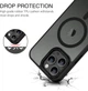 Чехол Wave Premium Matte Insane Guard case with MagSafe (TPU+PC) для Apple iPhone 16 Pro Max 6.9" Black - зображення 4