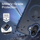 Чохол Wave Premium Matte Insane Guard case with MagSafe (TPU+PC) для Apple iPhone 16 6.1" Midnight Blue - изображение 2