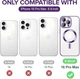 Чохол Wave Premium Metal Shining case with MagSafe (TPU) для Apple iPhone 16 Pro Max 6.9” Deep Purple - изображение 7