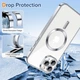 Чохол Wave Premium Metal Shining case with MagSafe (TPU) для Apple iPhone 11 Pro Max 6.5” Silver - изображение 5