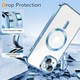 Чохол Wave Premium Metal Shining case with MagSafe (TPU) для Apple iPhone 15 6.1” Light Blue - изображение 5