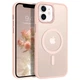 Чохол Wave Premium Matte Insane Guard case with MagSafe (TPU+PC) для Apple iPhone 12 6.1" Pink - изображение 1