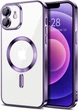 Чохол Wave Premium Metal Shining case with MagSafe (TPU) для Apple iPhone 11 6.1” Deep Purple - изображение 1