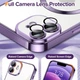Чохол Wave Premium Metal Shining case with MagSafe (TPU) для Apple iPhone 11 6.1” Deep Purple - изображение 4