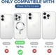Чехол Wave Premium Metal Shining case with MagSafe (TPU) для Apple iPhone 16 Pro 6.3” Silver - зображення 7