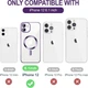 Чохол Wave Premium Metal Shining case with MagSafe (TPU) для Apple iPhone 12 6.1” Deep Purple - изображение 7