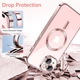 Чохол Wave Premium Metal Shining case with MagSafe (TPU) для Apple iPhone 15 6.1” Pink - изображение 5