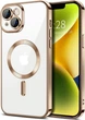 Чохол Wave Premium Metal Shining case with MagSafe (TPU) для Apple iPhone 13 14 6.1” Desert Titanium - изображение 1
