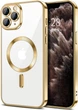 Чохол Wave Premium Metal Shining case with MagSafe (TPU) для Apple iPhone 11 Pro Max 6.5” Gold - изображение 1