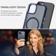 Чохол Wave Premium Matte Insane Guard case with MagSafe (TPU+PC) для Apple iPhone 13 14 6.1" Midnight Blue - изображение 7