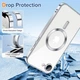 Чохол Wave Premium Metal Shining case with MagSafe (TPU) для Apple iPhone 16e 6.1” Silver - изображение 5