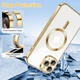 Чохол Wave Premium Metal Shining case with MagSafe (TPU) для Apple iPhone 11 Pro Max 6.5” Gold - изображение 5