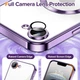 Чехол Wave Premium Metal Shining case with MagSafe (TPU) для Apple iPhone 16e 6.1” Deep Purple - зображення 4