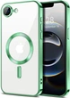 Чохол Wave Premium Metal Shining case with MagSafe (TPU) для Apple iPhone 16e 6.1” Light Green - изображение 1