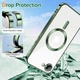 Чохол Wave Premium Metal Shining case with MagSafe (TPU) для Apple iPhone 16e 6.1” Green - изображение 5