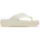 В'єтнамки жіночі Crocs Getaway Groove Platform Flip 39 Бежевий 210700 - зображення 5