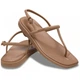 В'єтнамки жіночі Crocs Miami Thong Flip 41 Коричневий 209793 - зображення 1