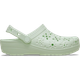 Женские сабо Crocs Classic Floral Cut-Out Clog 38 Светло-зеленый 210927 - изображение 4