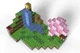 Магнитный конструктор для детей Остров с сакурой конструктор в стиле Minecraft 112 деталей из дерева - изображение 7
