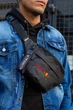 Чоловіча Сумка Бананка Барсетка Через Плече Without з Принтом RedBull Black - изображение 1
