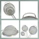 Zestaw sitek Kela Profi metalowych (11074) 3 szt (4025457110740) - obraz 4
