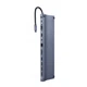 Док-станція Cablexpert USB-C 11-в-1 (A-CM-COMBO11-01) USB-хаб + HDMI/VGA/PD/картрідер/LAN/3.5-мм аудіо - изображение 2
