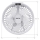 Вентилятор аккумуляторный RZTK Fan LED 4000 mAh - изображение 10