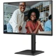 Монітор AOC 24E4U 23.8'' IPS 120Гц HDMI DP USB-hub HAS Pivot колонки Black (24E4U) - зображення 3