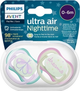 Smoczek ortodontyczny Philips AVENT Ultra Air Nighttime 0-6m 2 szt SCF376/19 (8720689016162) - obraz 7