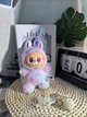 Мягкая игрушка брелок Labubu Pop Mart Big Into Energy Luck, коллекционная игрушка Лабубу 3 серии The Monsters, 16 см, фиолетовая - изображение 3
