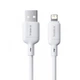 Зарядний кабель Baseus Silky Series Lightning 2.4A 1m White (P10377702213-00) - зображення 1