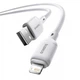Зарядний кабель Baseus Silky Series Lightning 2.4A 1m White (P10377702213-00) - зображення 3