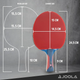 Ракетка для настільного тенісу Joola Rossi JR Pro 53140, чорно-червона - изображение 2