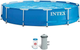 Basen stelażowy Intex 28212 z pompą filtrującą 6.503 l 366 x 76 cm (6941057400662) - obraz 1