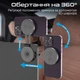 Автодержатель для телефона с беспроводной зарядкой Promate MagMate-1 Magnetic/Wireless 15W Black - изображение 5