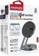 Автодержатель для телефона с беспроводной зарядкой Promate MagMate-1 Magnetic/Wireless 15W Black - изображение 9