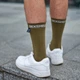 Носки водонепроницаемые Dexshell Waterproof Ultra Thin Crew Socks S Olive Green - изображение 2