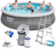 Basen Bestway Fast Set z pompą filtracyjną 57372 457 x 107 cm Szary (6942138984651) - obraz 2