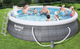 Basen Bestway Fast Set z pompą filtracyjną 57372 457 x 107 cm Szary (6942138984651) - obraz 5