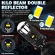 LED Лінзи H4, Super Powerful 180W, 3570 Chip, Flip LED, 80000LM, 6000K, IP68 (2 шт.) - изображение 3