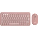 Комплект (клавіатура, миша) бездротовий Logitech Pebble 2 Combo Rose (920-012241) ( Рожевий ) - изображение 2