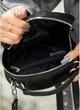 Жіноча сумка кросбоді через плече з екошкіри SAMBAG Чорна з принтом крокодила (9440201020) - зображення 4