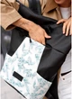 Женский рюкзак роллтоп с двумя отделениями и карманом под ноутбук SAMBAG Черный с принтом Palm (10450271841) - изображение 7
