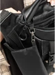 Велика жіноча поясна сумка бананка з натуральної шкіри SAMBAG Чорна (1013038721) - зображення 8