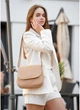 Женская сумка кроссбоди через плечо из экокожи SAMBAG Бежевая (940024720) - изображение 1