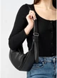 Жіноча сумка Хобо з екошкіри SAMBAG Чорна (984030813) - зображення 7