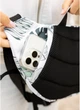 Большая тканевая женская поясная сумка бананка SAMBAG принт Leaves (1120038721) - изображение 4