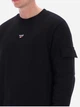 Світшот чоловічий Reebok Peter Cargo Pocket Crewneck 100240684 S Чорний (1200175360735) - зображення 3