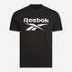 Футболка бавовняна довга чоловіча Reebok Chad Big Logo Crew Neck Ss 100240897 S Чорна (1200175463856) - зображення 3